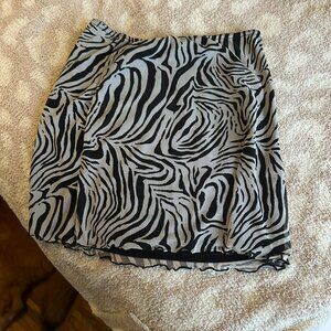 Zebra Skirt